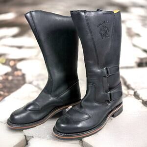 Women’s Motorcycle Boots Chippewa 11-Inch Odessa Leather Rally Size 5B L27862